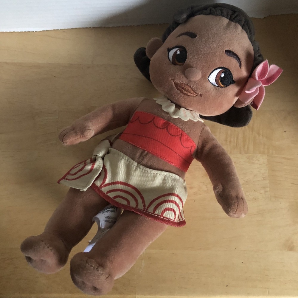Disney Store Moana Animators Collection Plush 12" Stuffed Baby Toddler Doll